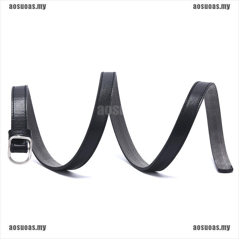 Thắt Lưng Da Bản Nhỏ Phối Khóa Kim Loại Đơn Giản Thời Trang Cho Nữ | BigBuy360 - bigbuy360.vn