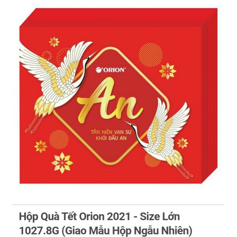 Hộp quà An Tết Orion 928.7g (5 hộp + 3 gói)
