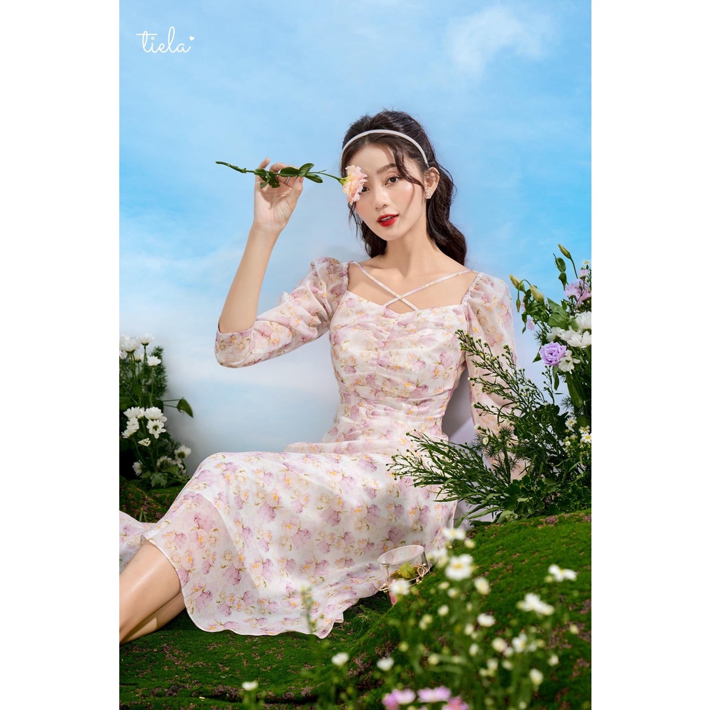 TIELA Đầm váy hoa nhún eo - Dily Dress