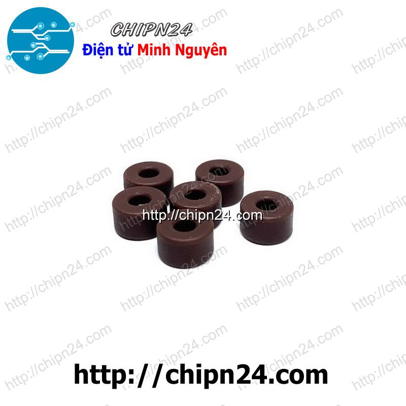 [10 CÁI] (F103.P) Vòng nhựa chặn mũi khoan CNC V12 Nâu Đậm