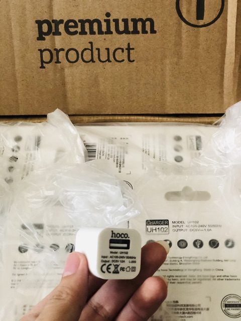 Củ sạc hoco UH102 Chính hãng bảo hành 12 tháng