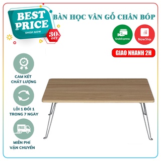 BÀN GẤP VÂN GỖ KIỂU CHÂN BÓP CHO HỌC SINH SINH VIÊN