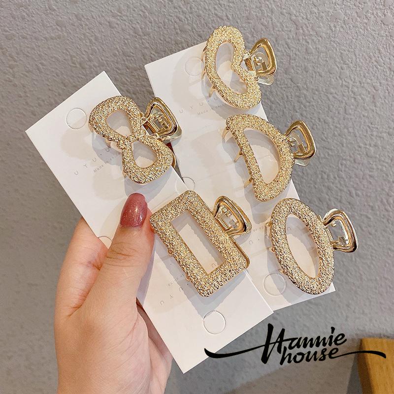 Kẹp tóc càng cua bằng kim loại chống trượt siêu bền thiết kế thời trang cho nữ