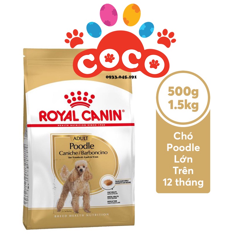Hạt Royal Canin Poodle Adult Cho Chó Poodle Trưởng Thành 1.5kg