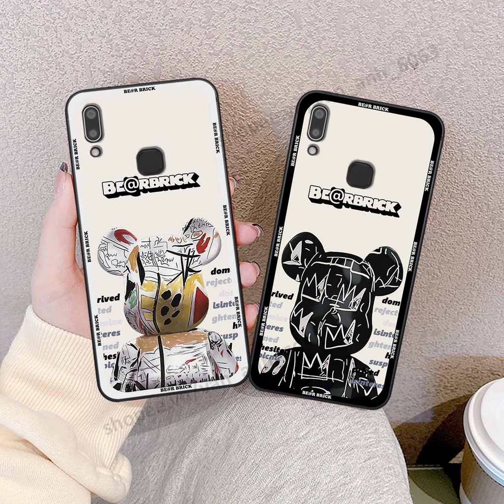 Ốp Vivo Y91 / Y91c / Y93 / Y95 be@r brick mars thời trang, ốp lưng điện thoại viền dẻo siêu chất