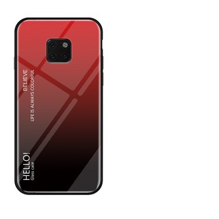 Tempered Glass Case For Huawei Mate 20 Pro Luxury Gradient Back Cover