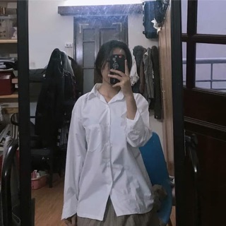 Sơ mi orver size kèm ảnh thật