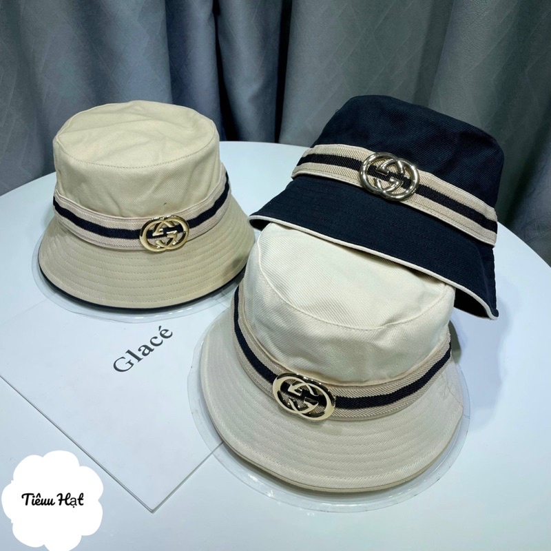 Mũ bucket vải Gucci
