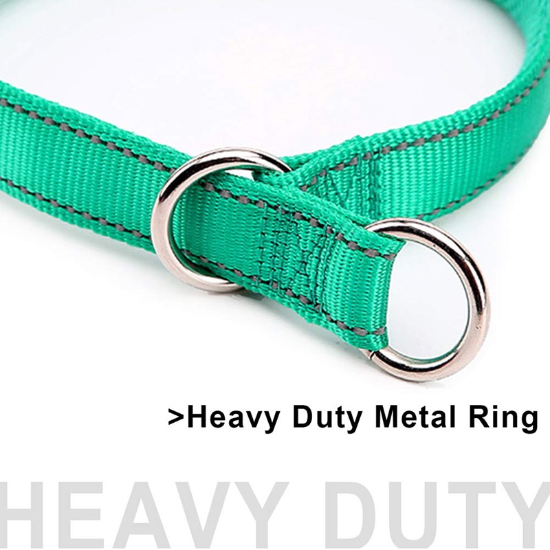 Vòng Cổ Nylon Mềm Mại Thoáng Khí Phản Quang Huấn Luyện Thú Cưng