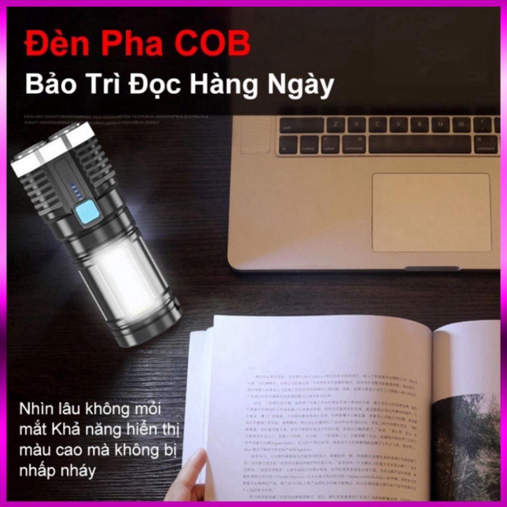 đèn pin siêu sáng càm tay 4 bóng lead ( tuyển sỉ )