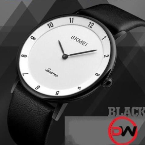 ĐỒNG HỒ NAM DÂY DA DEN SKMEI - SMS004 - QUARTZ