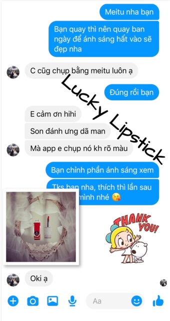 Son dưỡng có màu 💄 Lucky Lipstick Organic 🍃 Son thiên nhiên - son bóng - son không chì