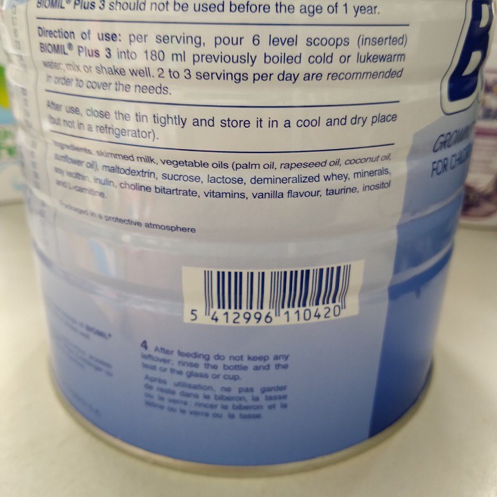 Sữa Biomil Plus 800g