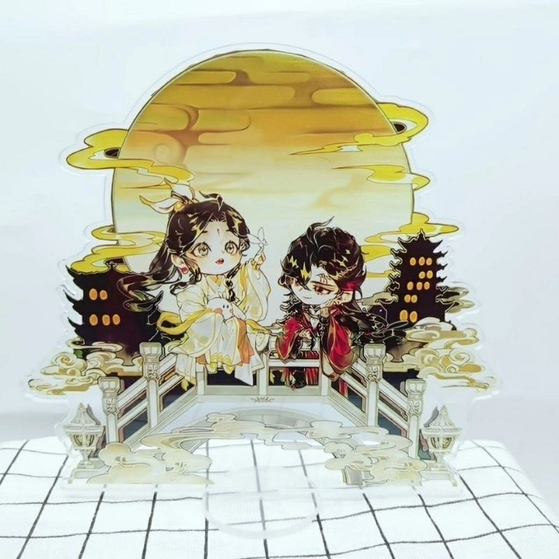 Mô hình standee THIÊN QUAN TỨ PHÚC HỆ THỐNG TỰ CỨU CỦA NHÂN VẬT PHẢN DIỆN ver CHIBI anime trưng bày