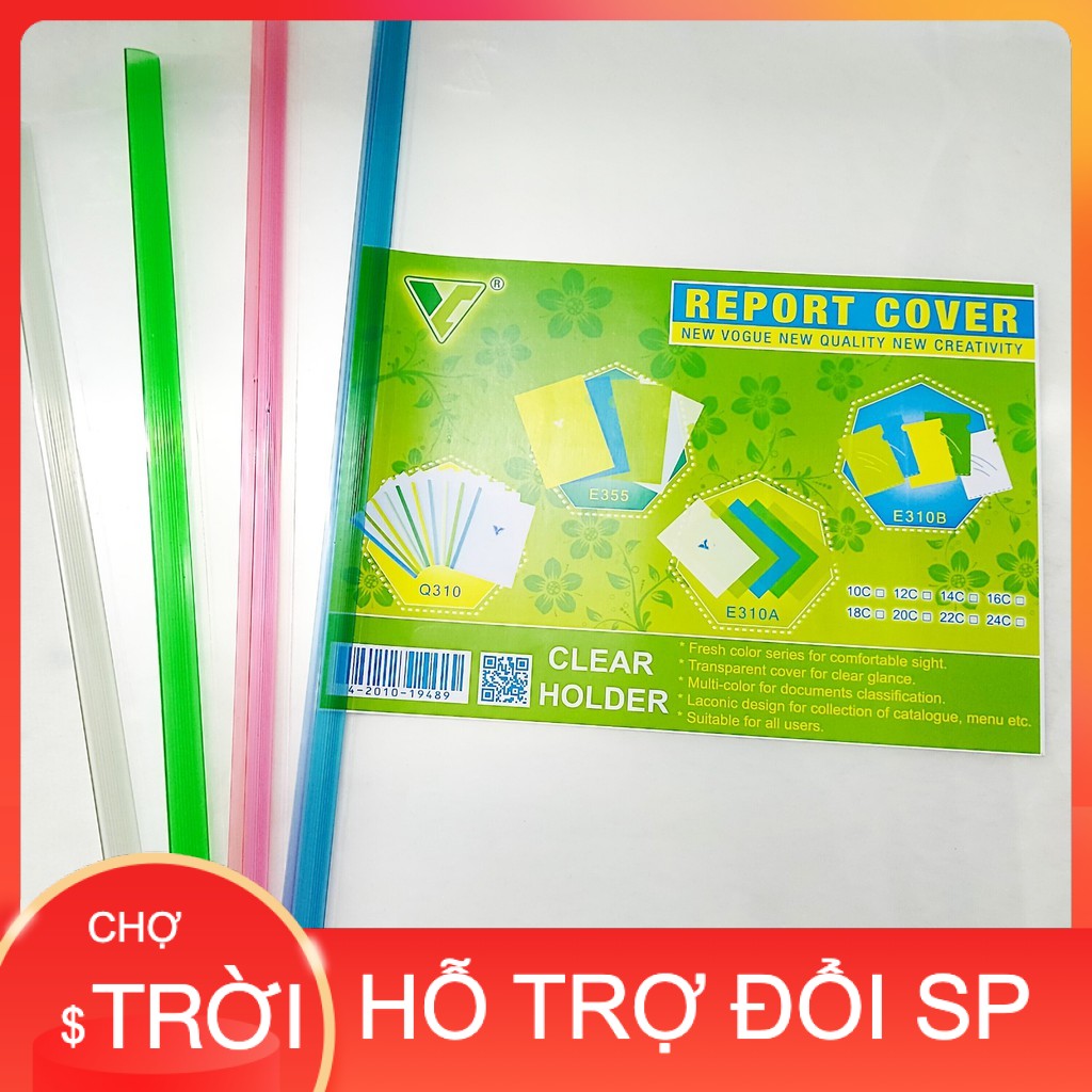 Bìa Cây A4 Gáy Nhỏ, Bìa Cây A4 Gáy Lớn (cái) - Màu Ngẫu Nhiên