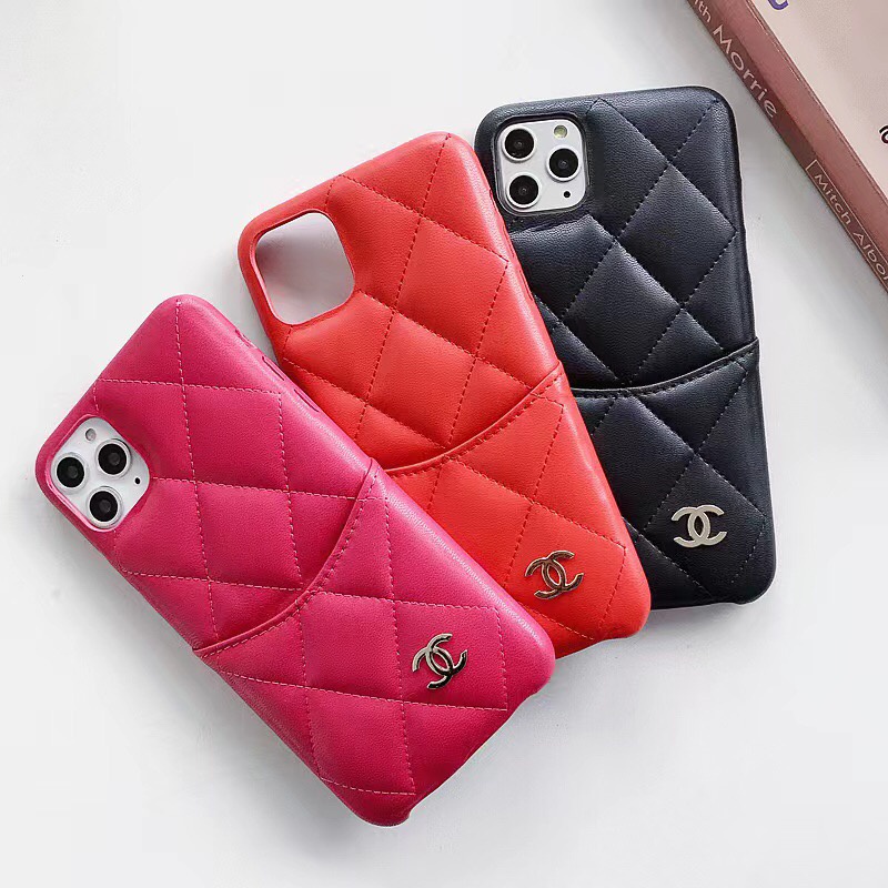 Ốp điện thoại da có ngăn đựng thẻ chống rơi cho Iphone13 Pro Max i11 iphone12 Mini 8 7 plus