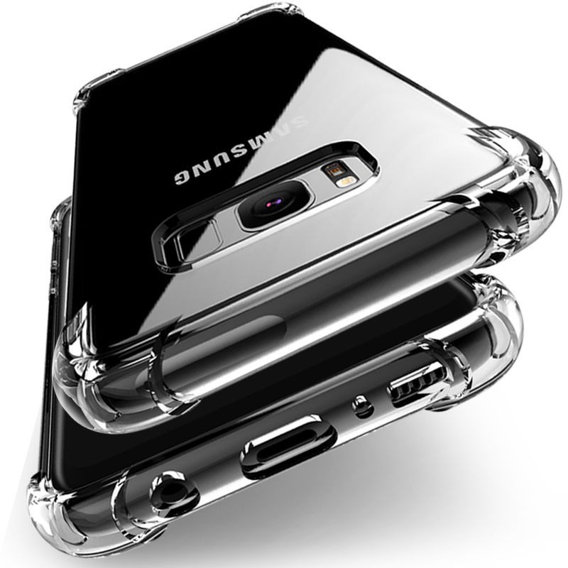 Ốp điện thoại túi khí chống sốc trong suốt cho Samsung S22 S21 S20 FE S10 S9 J6 Plus Ultra A33 A53