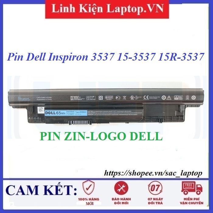 ⚡Pin laptop Dell Inspiron 3537 15-3537 15R-3537