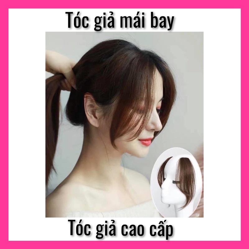 tóc giả mái dài hai bên () tóc mái bay❇️FREESHIP ❇️