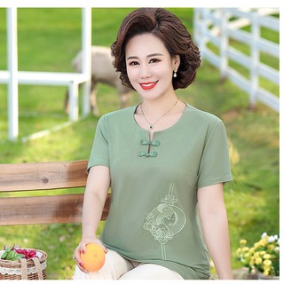 Áo thun trung niên chất cotton