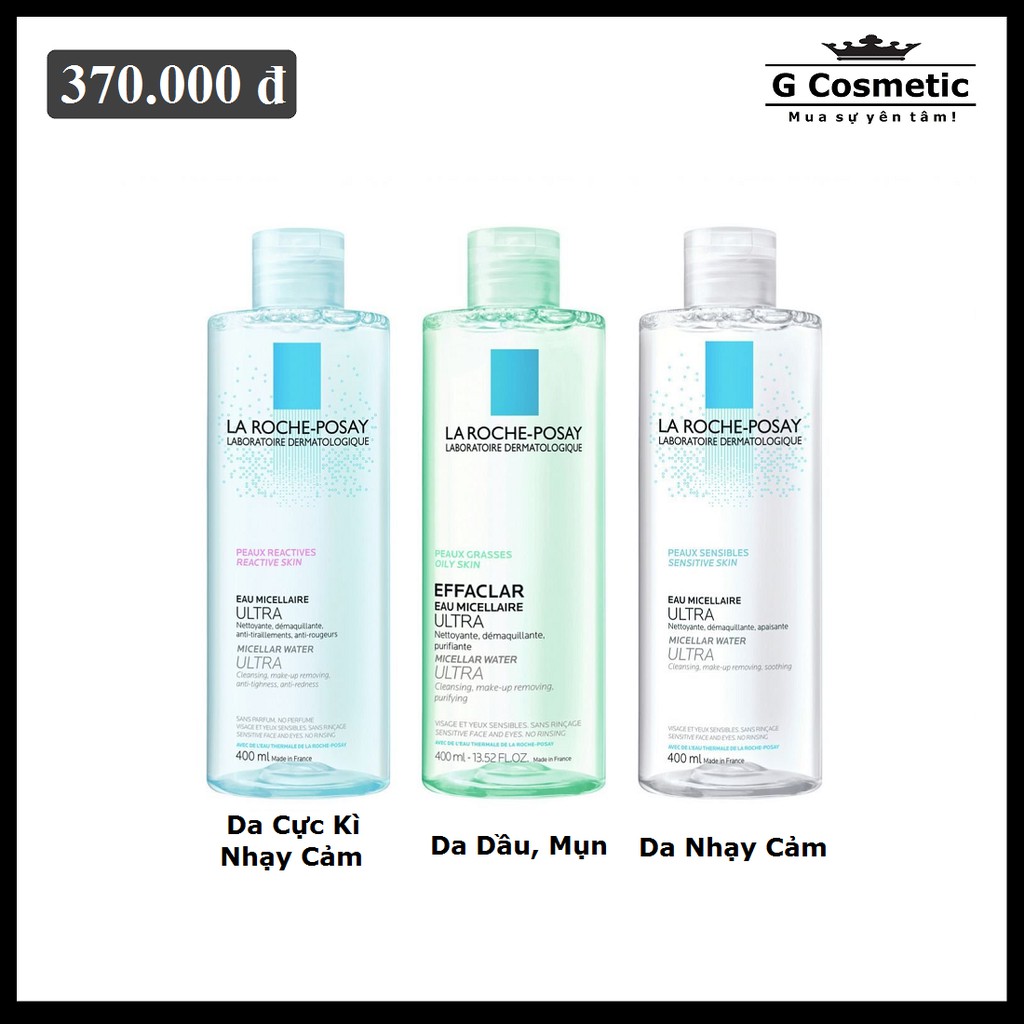 Nước Tẩy Trang La Roche-Posay Micellar Water Ultra 400ml