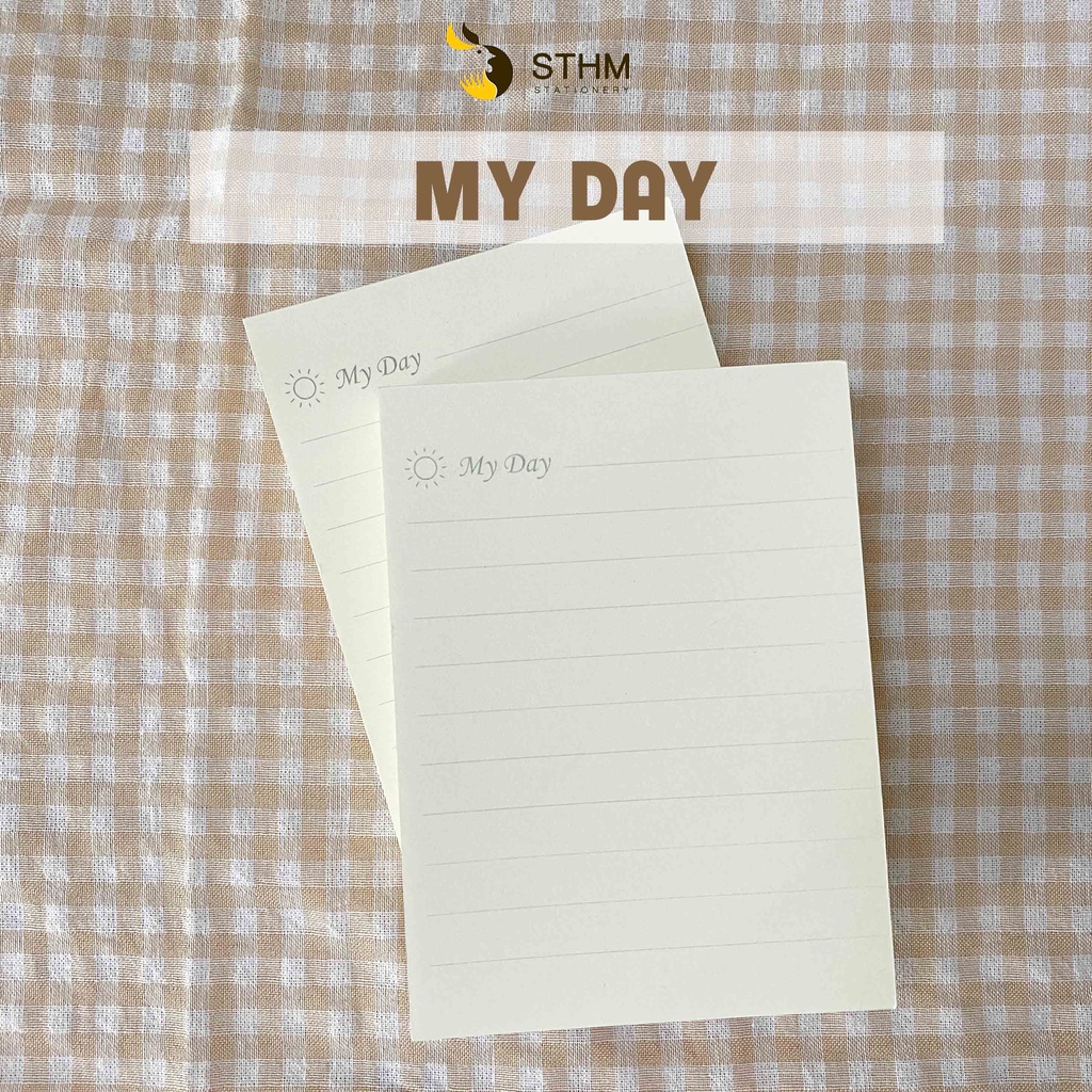 Notepad mini nhiều loại - 8x8cm - Dùng cho ghi chú nhanh - STHM stationery