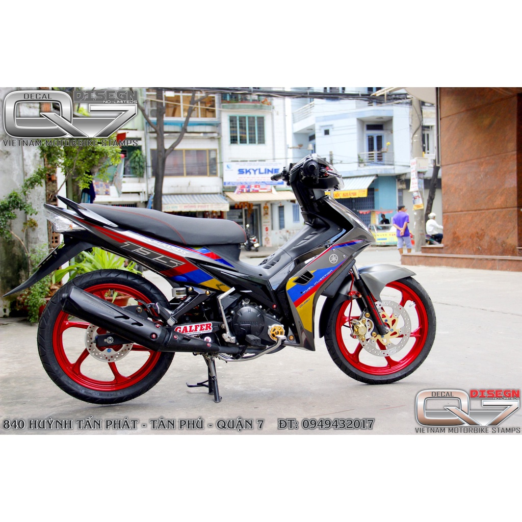 TEM RỜI EXCITER 2010 XÁM ĐEN