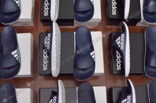 [☘️ADIDAS®☘️]- DÉP ĐÚC AQUALETTE CLOUDFOAM 2018- Navy S/Trắng