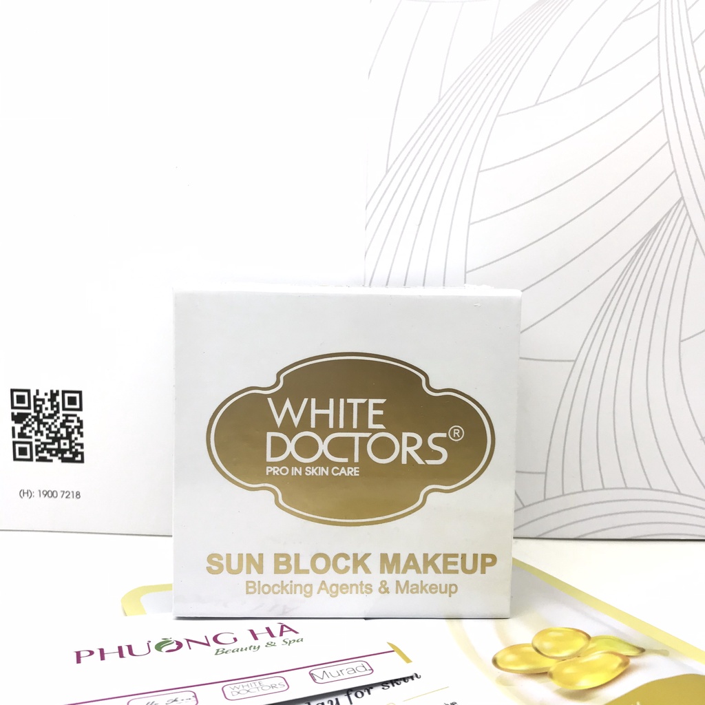 Kem trang điểm chống nắng trắng da mặt White Doctors Sunblock Makeup
