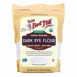 Bột Lúa Mì Đen Nguyên Cám Hữu Cơ ( Organic Dark Rye Flour Whole Grain ) Bob’s Red Mill 567g