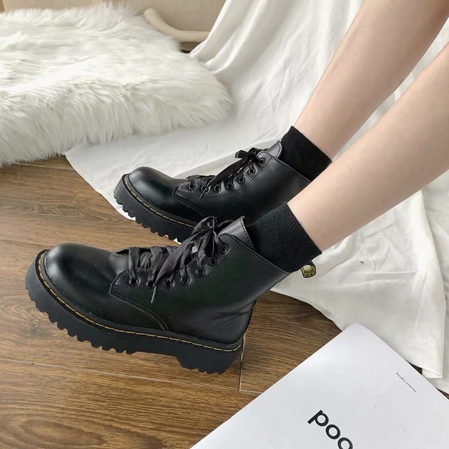 [CÓ SẴN] FB03 GIÀY Ulzzang cổ cao mang được hai kiểu dây | BigBuy360 - bigbuy360.vn