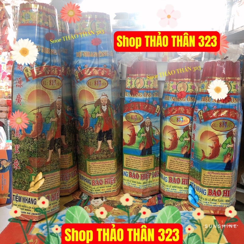 Nhang Thơm Cao Cấp Ông Câu Hương Lài 817Cây