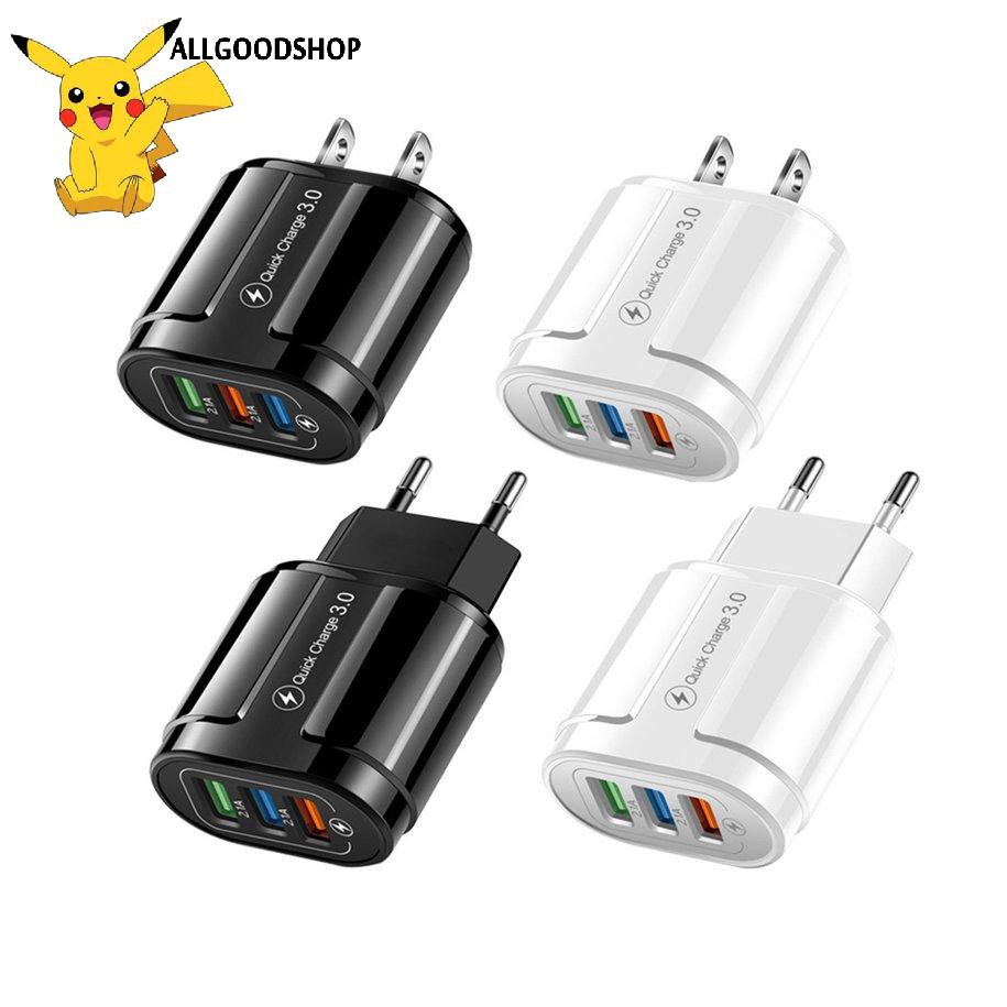 ⚡Củ sạc nhanh 18W 3 USB sạc Nhanh QC 3.0