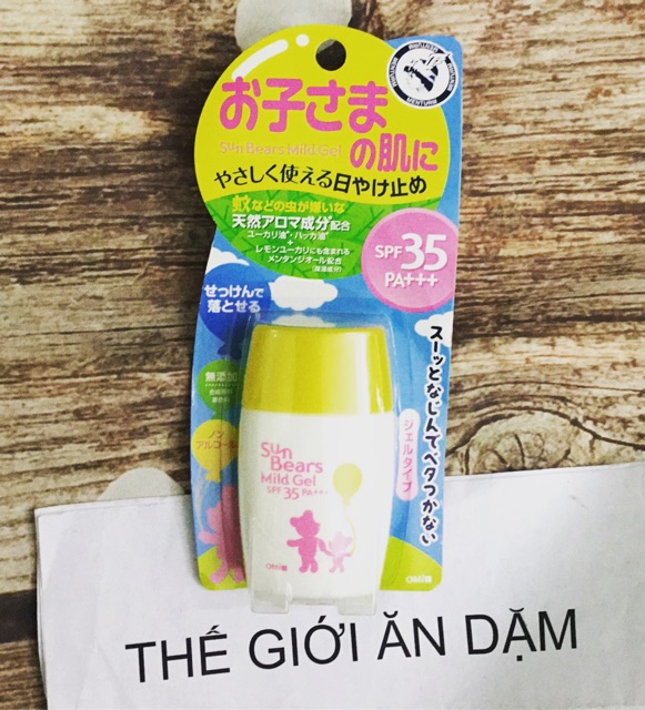 Kem Chống Nắng Sun Bears Cho bé SPF 50+ (thegioiandam)