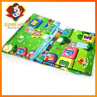 🔥Hot🔥 Thảm chơi 2 mặt cho bé Maboshi 1m8 x 2m - Thảm xốp trải sàn an toàn, gấp gọn Maboshi