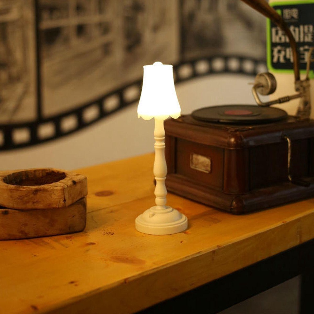 Đèn LED Ngủ Để Bàn Ánh Sáng Trắng Ấm Kiểu Vintage