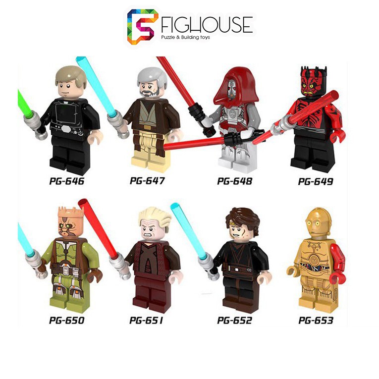 Xếp Hình Minifigures Các Nhân Vật Star Wars - Đồ Chơi Lắp Ráp non-lego PG8021 [B8]