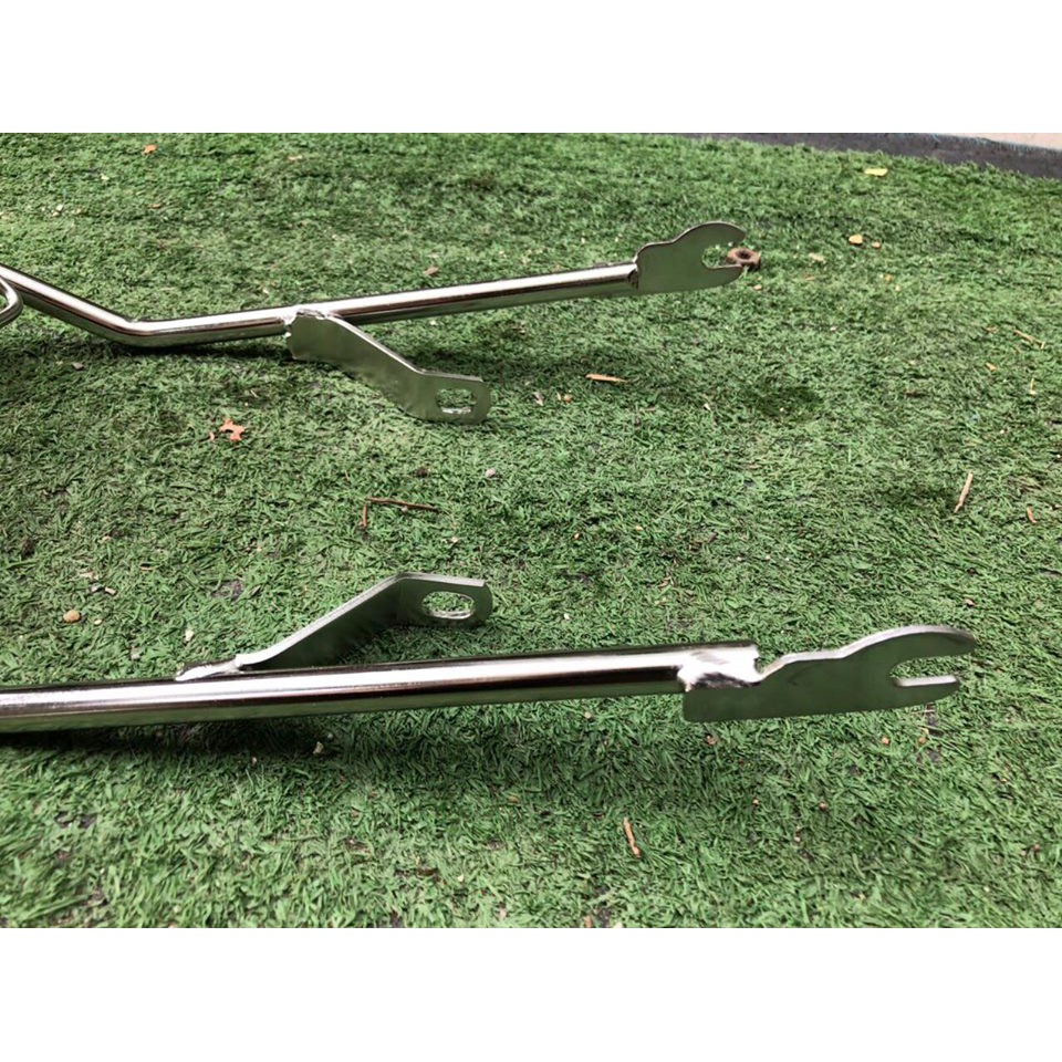 Baga sau  thanh dẹp có kẹp honda dame-Cub 78-79-80-81-86-inox