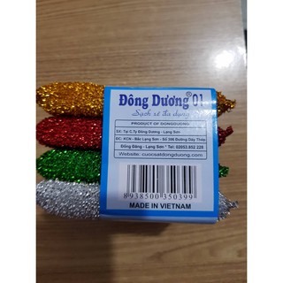 Miếng rửa chén kim tuyến - Gói 4 miếng
