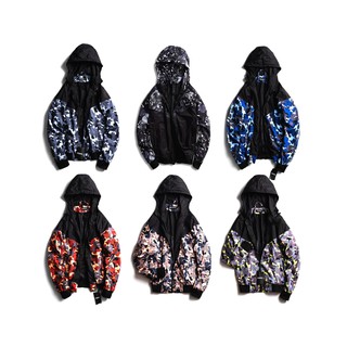 Áo khoác dù hoạ tiết FOFAS có nón, nam nữ cặp đôi mặc được, kiểu dáng thể thao 2 lớp (6 màu cực đẹp)