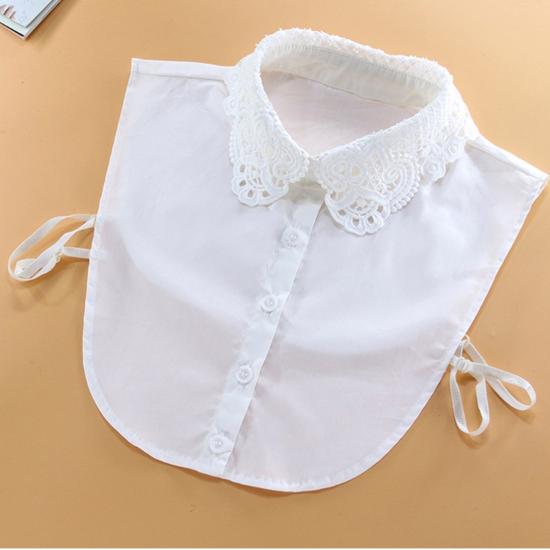 Cổ áo sơ mi giả dáng đứng phối bèo phong cách cổ điển 17 kiểu tùy chọn cho nữ