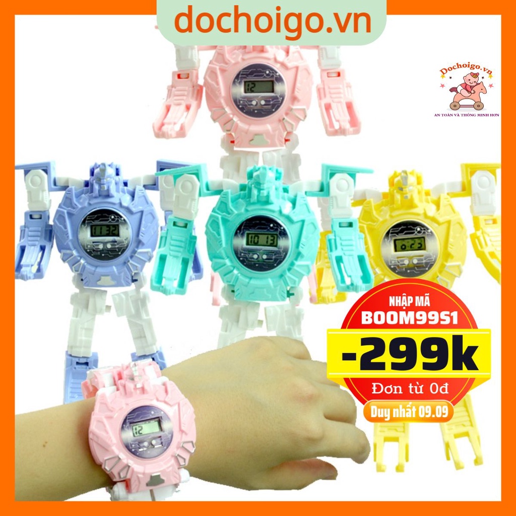 Đồ chơi đồng hồ lắp ghép biến hình siêu nhân cho bé 2 3 4 5 6 tuổi dochoigo.vn