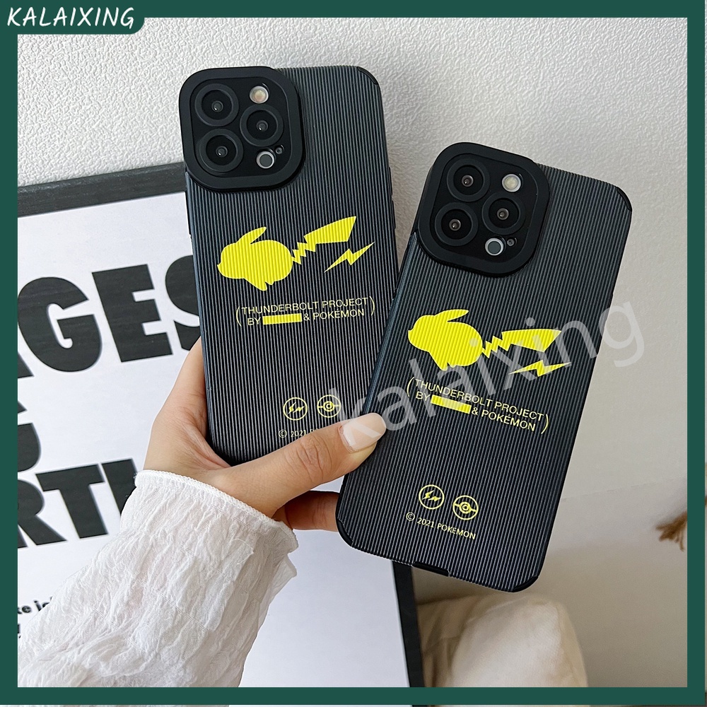 Ốp Điện Thoại TPU Hình Pikachu Cho iPhone 13Pro Max 12 11 X Xr 7Plus 8Plus Xs Max