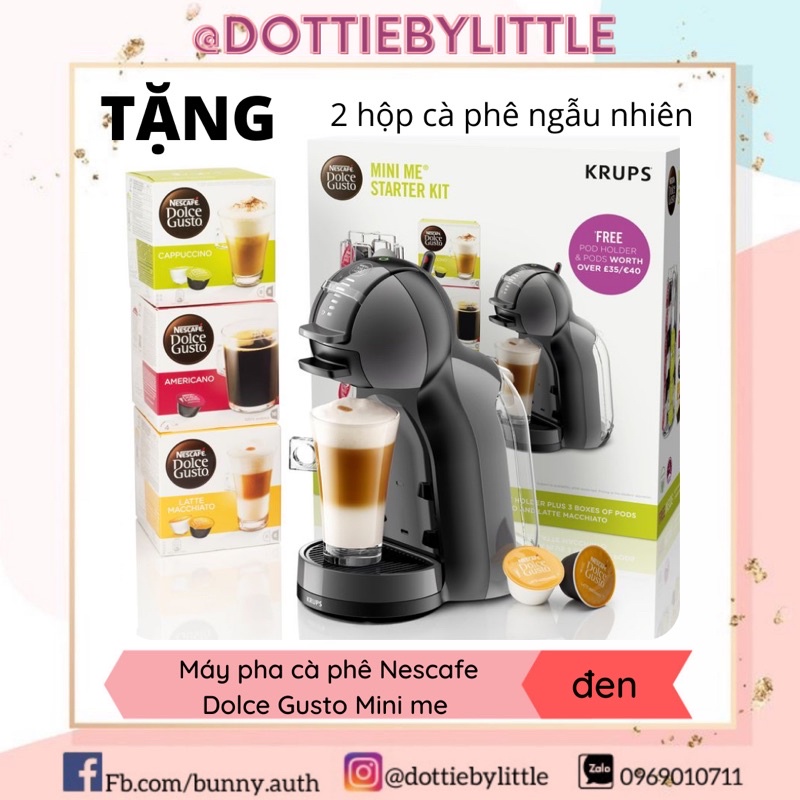 [TẶNG 2 HỘP CAPHE] Máy pha Cà phê Nescafe Dolce gusto Mini me