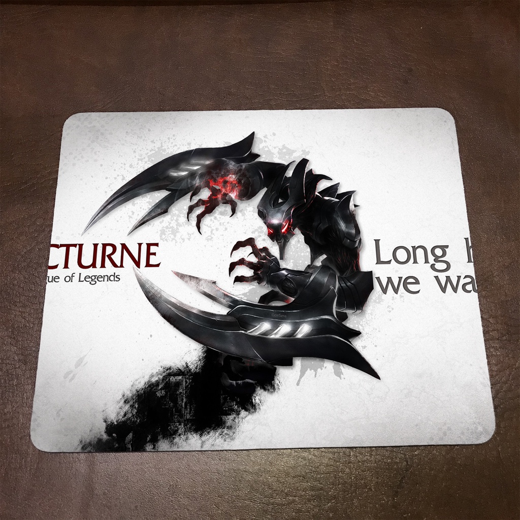 Lót chuột máy tính League of Legends NOCTURNE - Mẫu 1 Mousepad cao su êm ái, nhận in theo yêu cầu