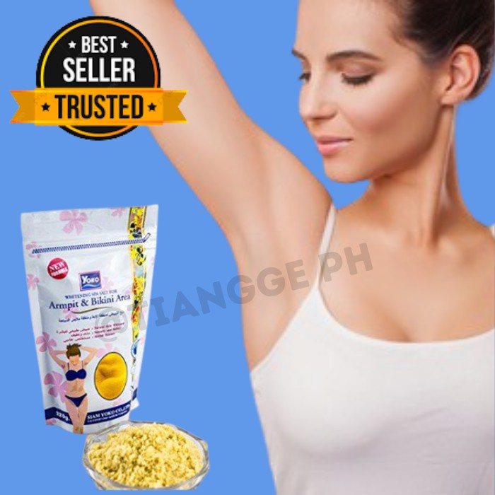 Muối tắm tẩy da chết body Yoko Thái lan trắng da  muối tẩy tế bào chết,tẩy thâm nách,bikini spa 220g Armpit Bikini Area
