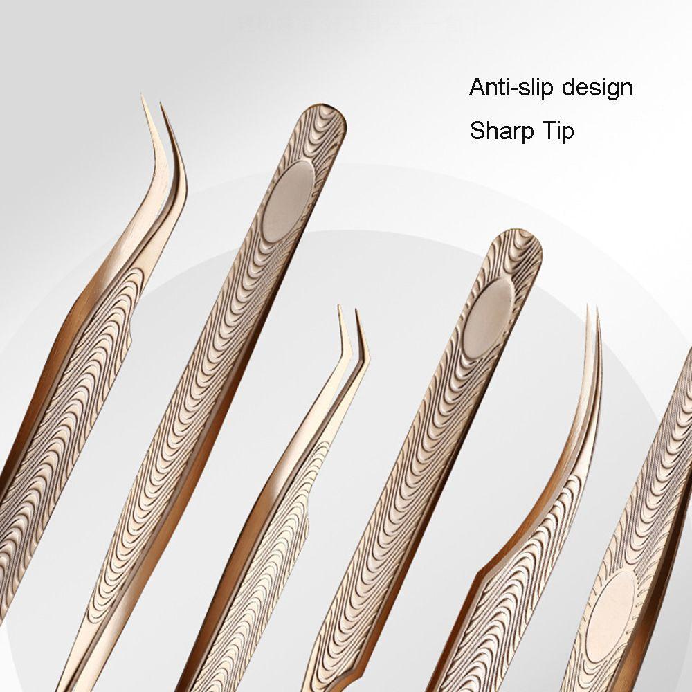 Nhíp Nối Mi Mi MIH Bằng Thép Không Gỉ Thiết Kế Cong / Thẳng Độc Đáo Mới