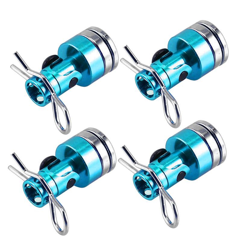 4 cái Từ tính Tàng hình Cơ thể Vô hình Gắn kết Liên hệ Cột Vỏ + Clip cho 1/10 RC Drift Car Traxxas HSP Sakura Redcat