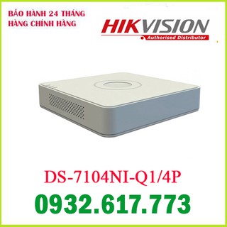 Đầu ghi hình camera IP 4 kênh HIKVISION DS-7104NI-Q1/4P