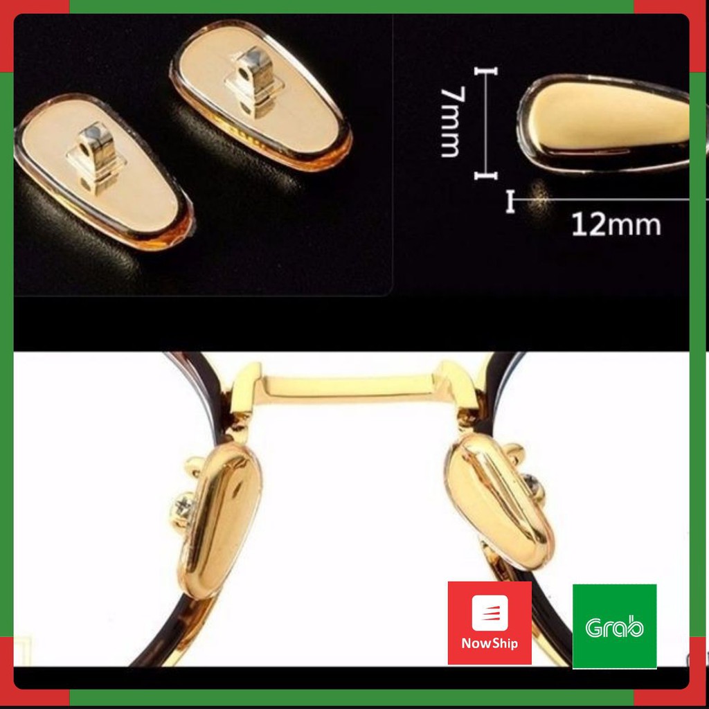 Đệm Mũi Silicon | Màu Vàng, Bạc hoàn toàn | 1 cặp [Siêu rẻ]